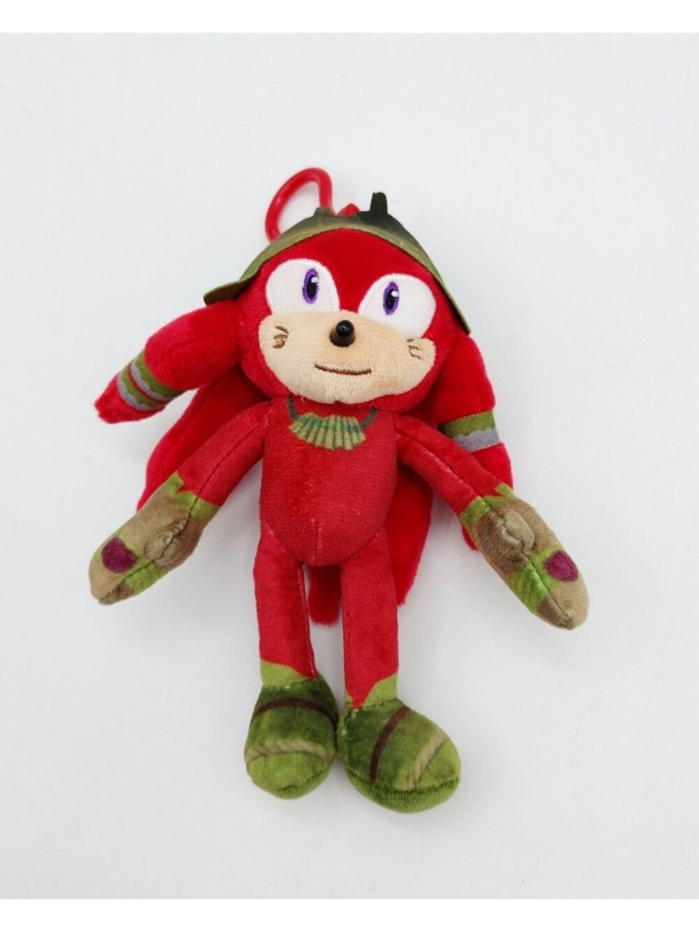 Sonic Prime 2023 Plush Jungle Knuckles Mini 6 Inch Bag Clip